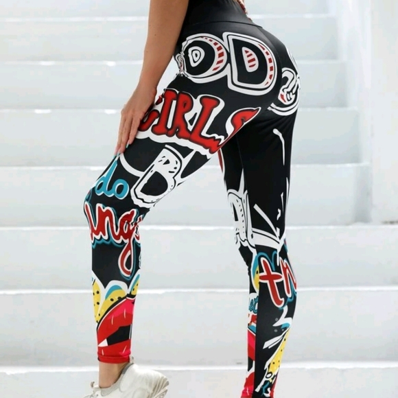Graffiti Leggins - Picture 2 of 6